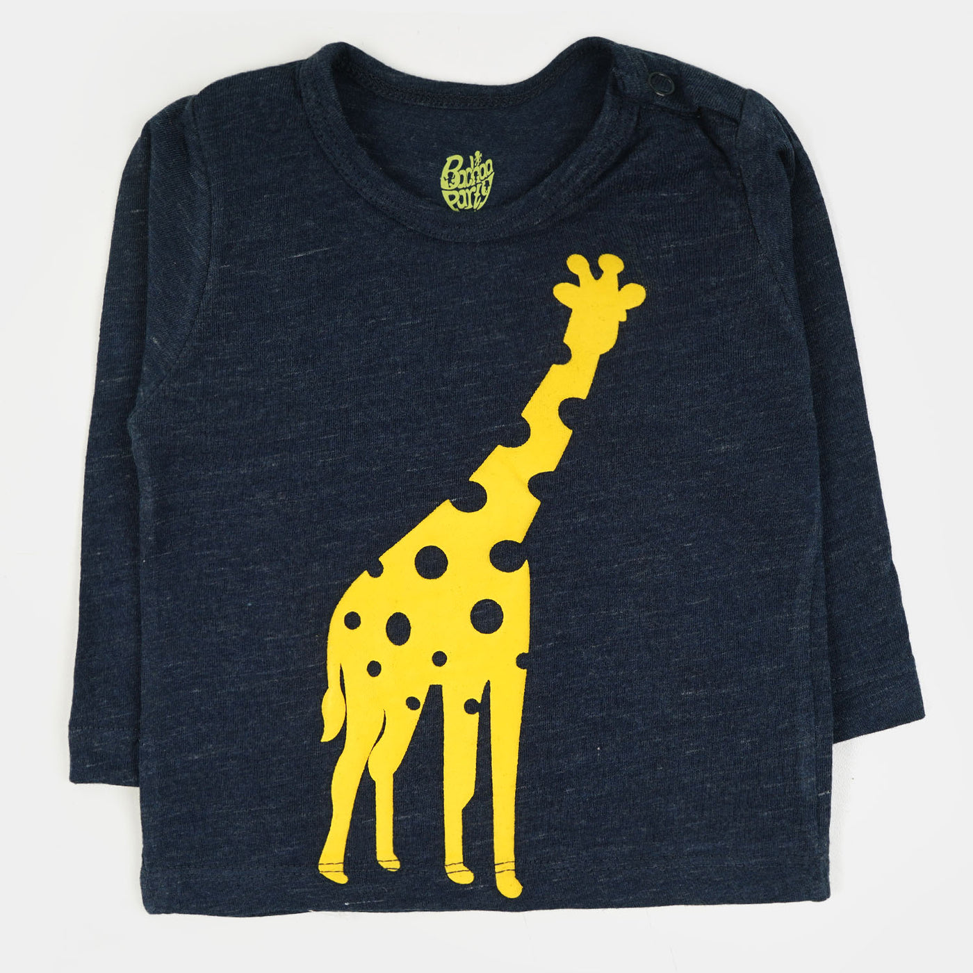 Infant Boys T-Shirt Giraffe - NAVY