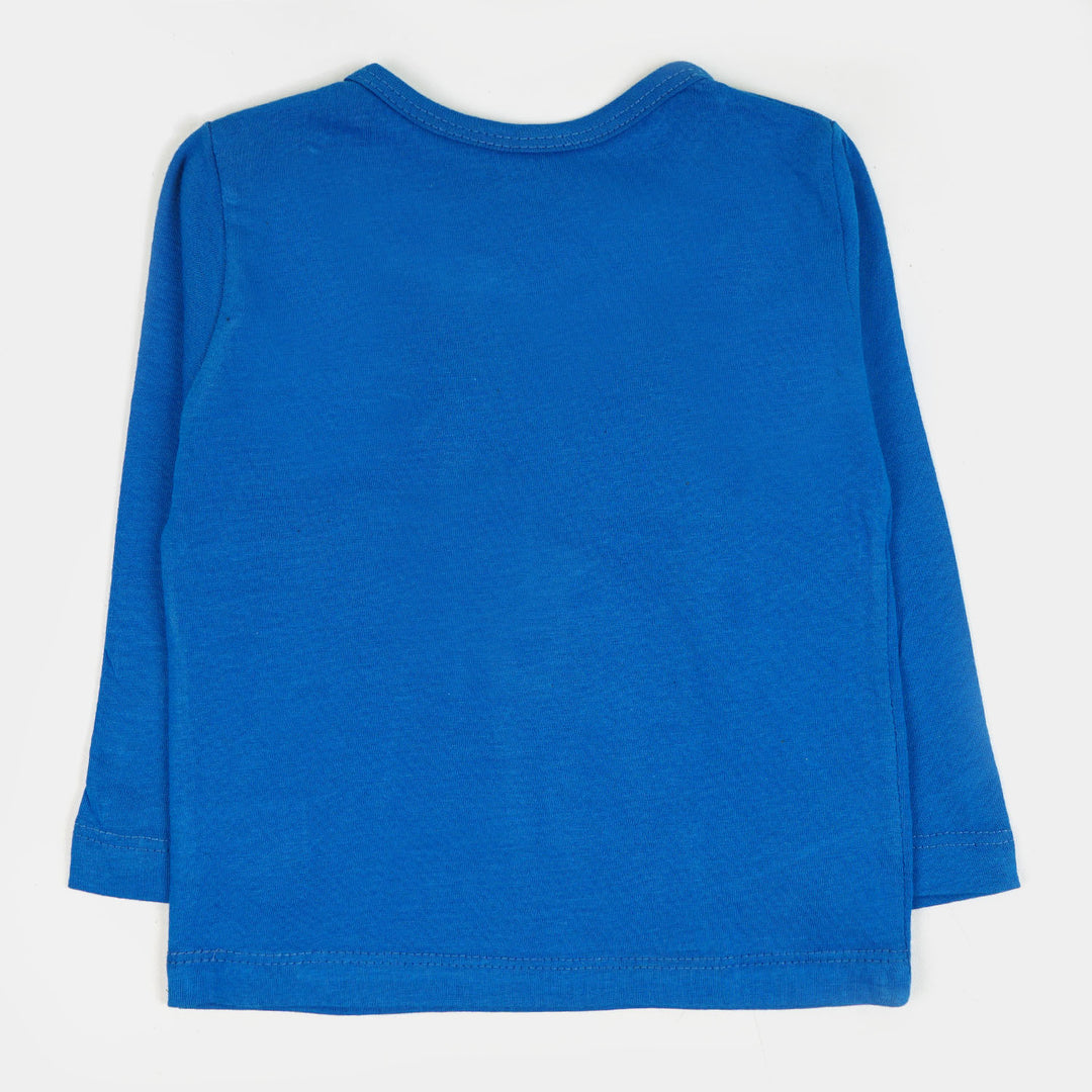 Infant Boys T-Shirt Giraffe - Royal Blue