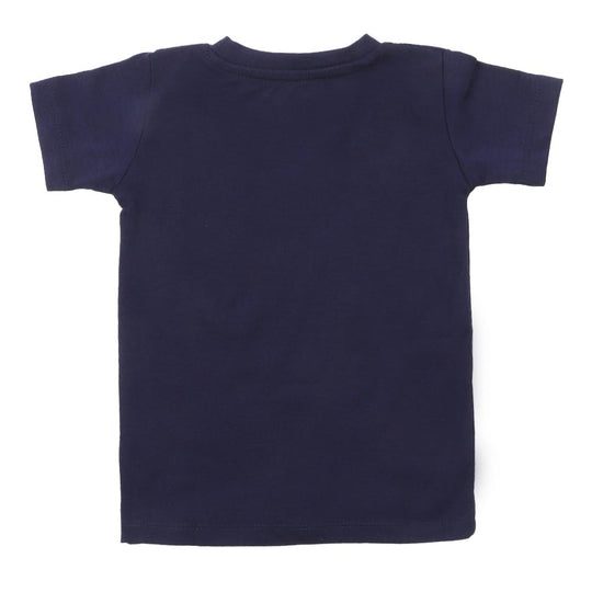 Infant Girls T-Shirt Rainbow Friend - Navy