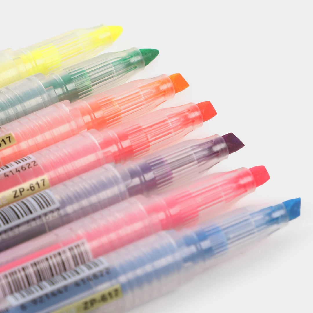 Fluorescent Highlighter Set 7Pcs - Colour
