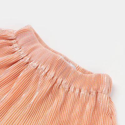 Infant Girls Fancy Short Skirt | Orange