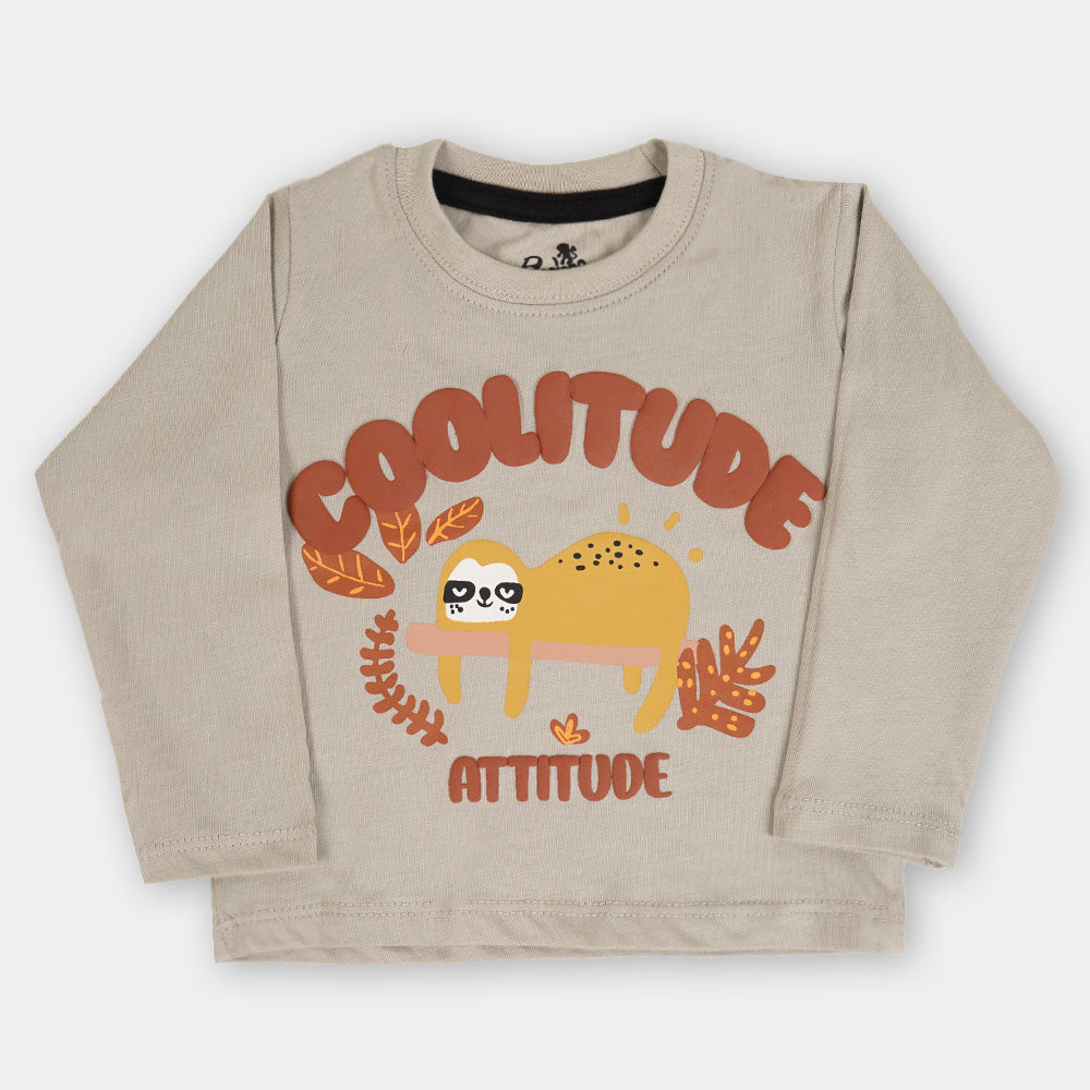 Infant Boys T-Shirt Attitude - GREY