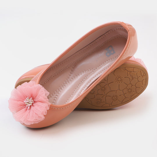 Girls Pumps 910-26 - Peach