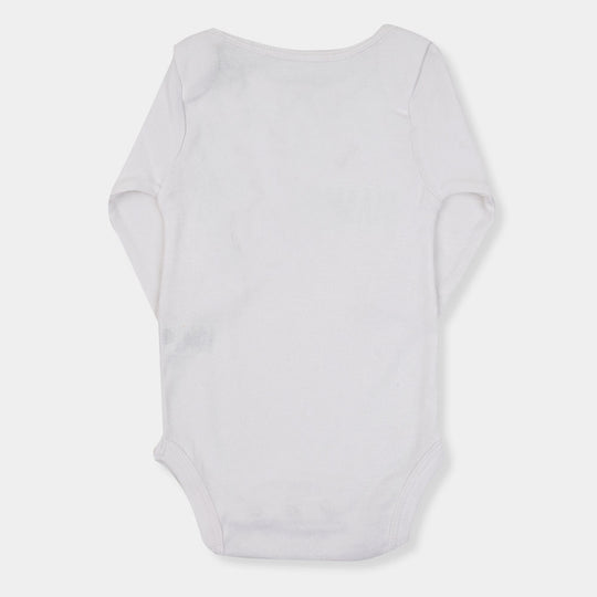 Infant Boys Knitted Romper I love Mamu & Mami-B. white
