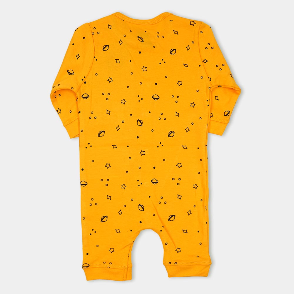 Infant Boys Knitted Romper Moon & Back - Citrus