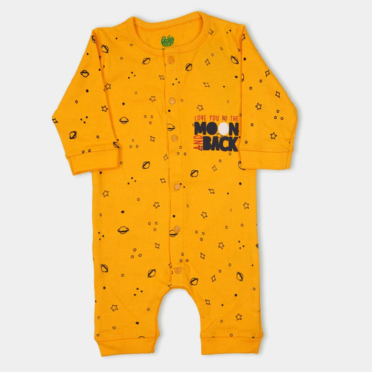 Infant Boys Knitted Romper Moon & Back - Citrus