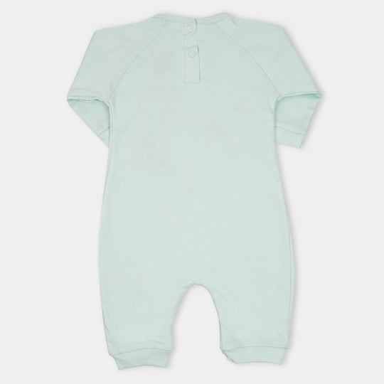 Infant Boys Knitted Romper Bear - Ice Castle