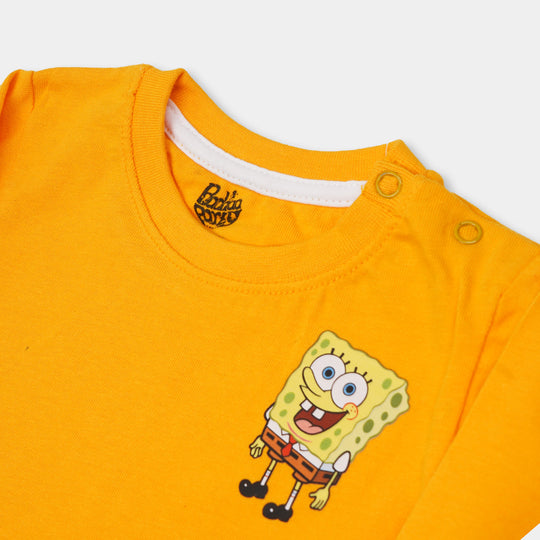 Infant Boys T-Shirt Sponge Bob - Saffron