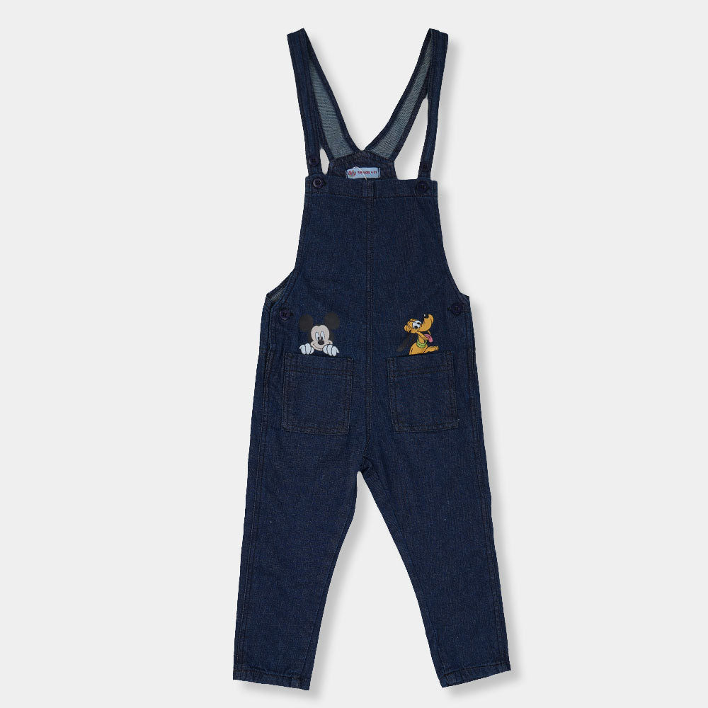 Infant Boys Denim Over All - Blue