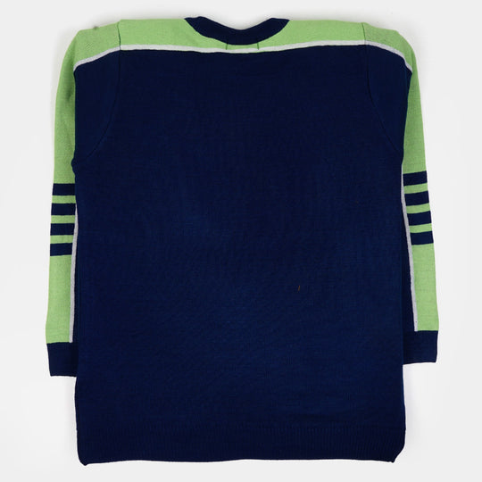 Teens  & Junior Boys Sweater Sound Track - NAVY