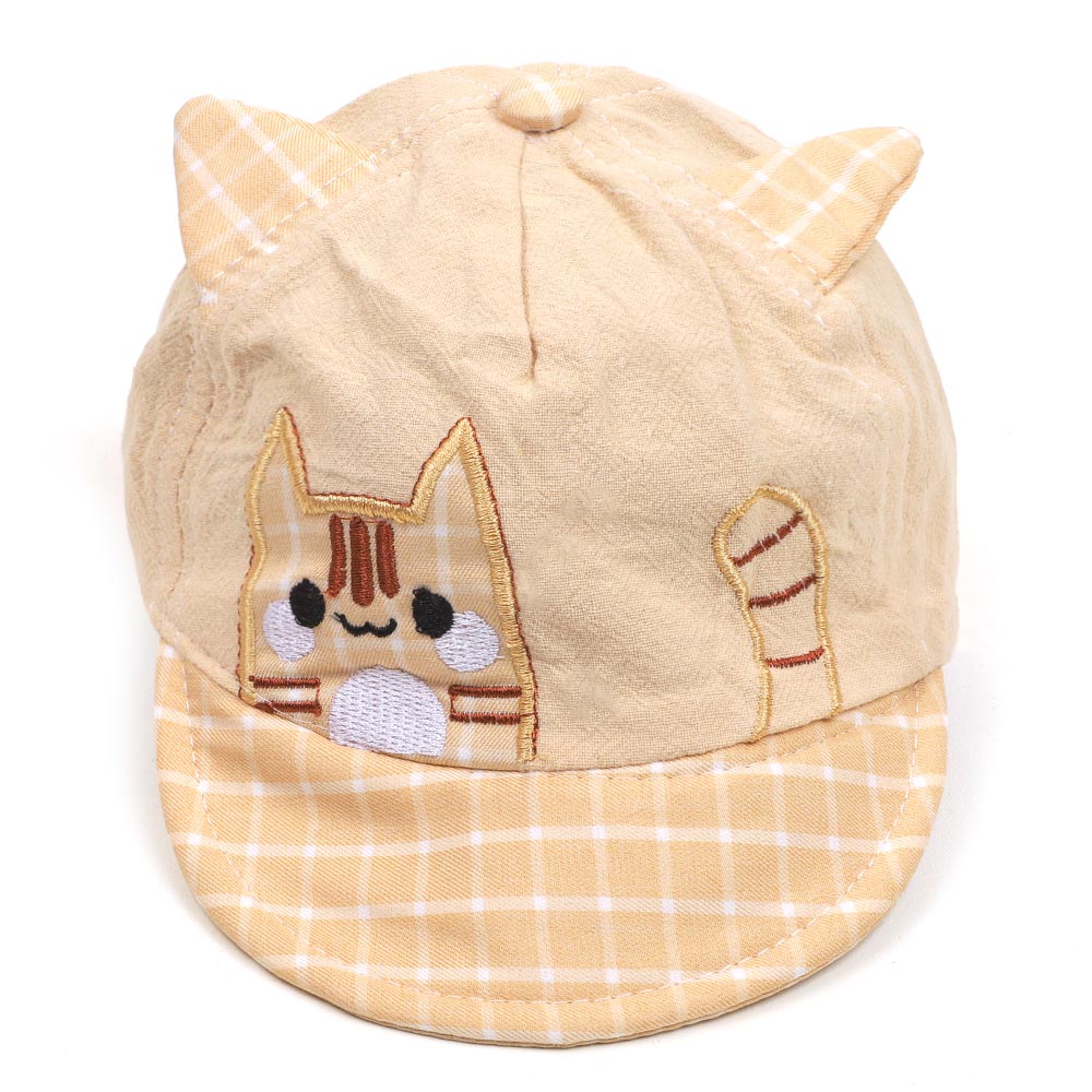 Baby Cap Cartoon 6M+ Peach