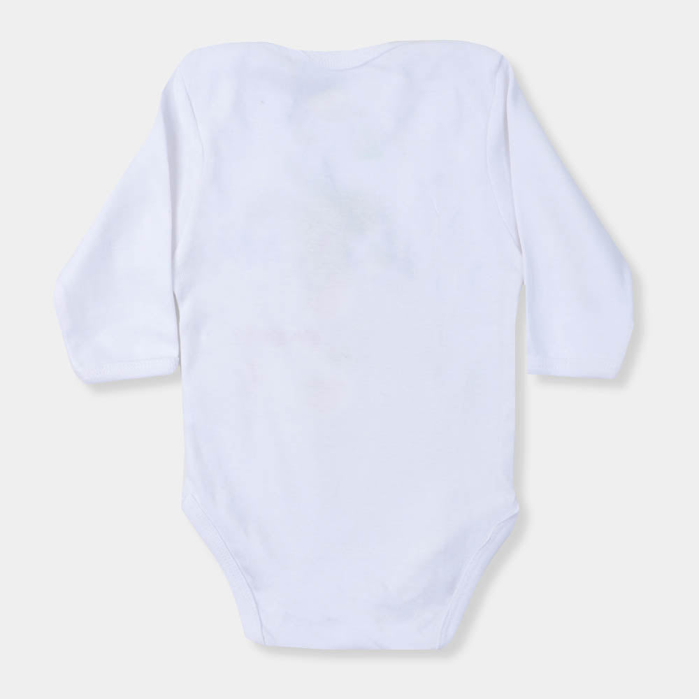 Infant Basic Romper Unisex Khala Ki Jaan - White