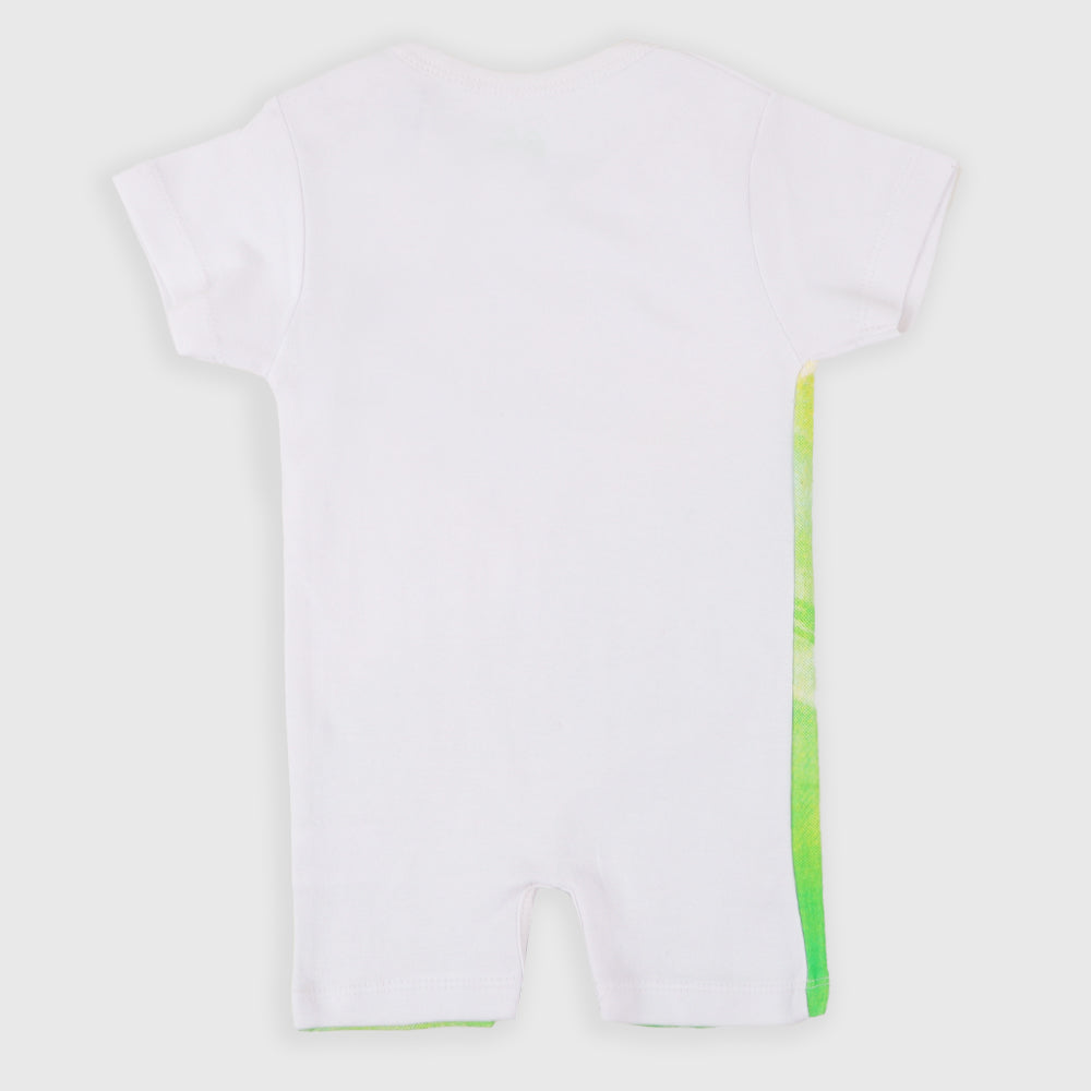 Infant Boys Knitted Romper Jashn-e-Azadi - White