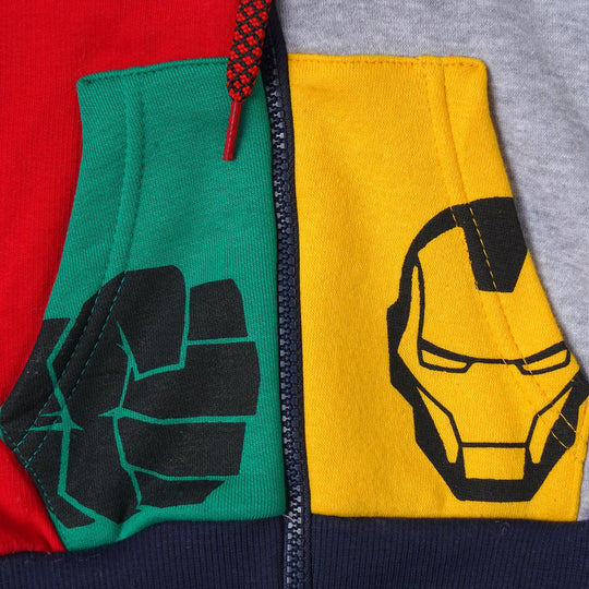 Boys Knitted Jacket Action  - Multi