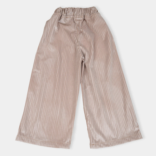 Girls Fancy Culottes Trouser - BEIGE