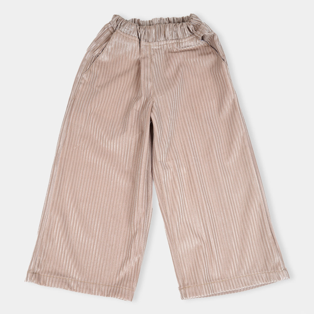 Girls Fancy Culottes Trouser - BEIGE