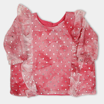 Infant Girls Chiffon Casual Top Silver Star - Paradise