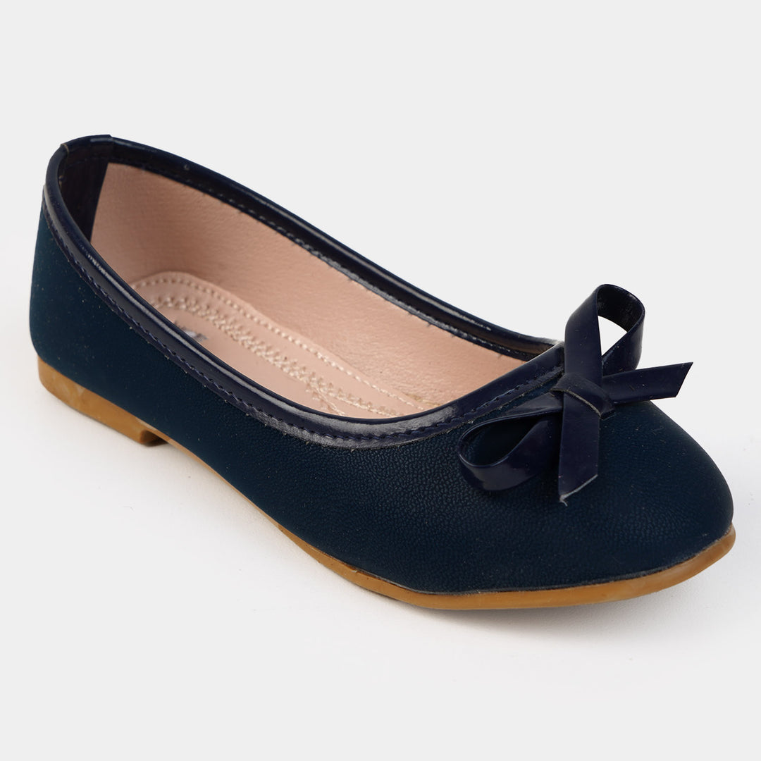 Girls Pumps 910-34-NAVY