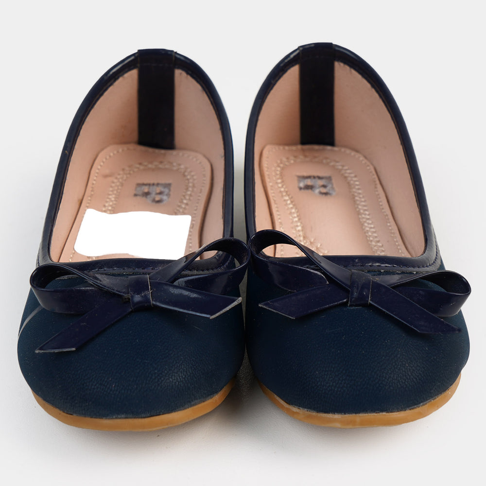 Girls Pumps 910-34-NAVY