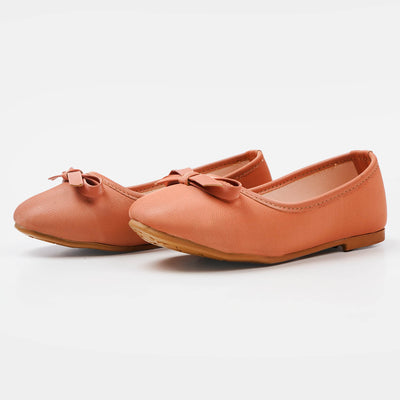 Girls Pumps 910-34 - Peach