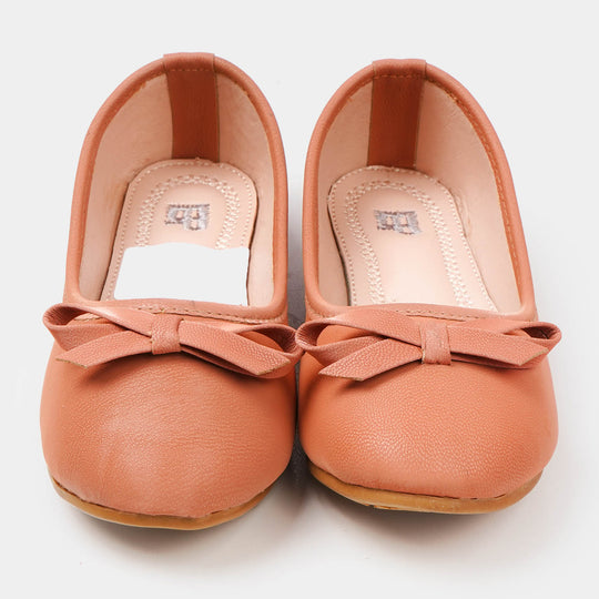 Girls Pumps 910-34 - Peach