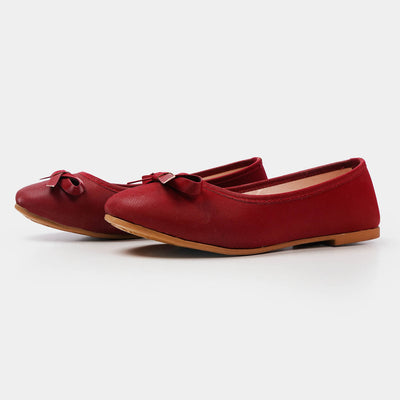 Girls Pumps 910-34 - MAROON