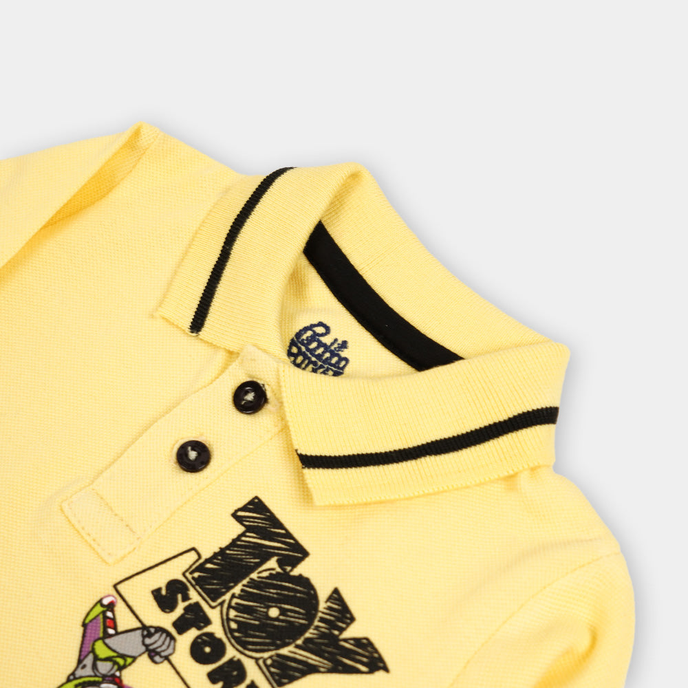 Infant Boys Character Polo - Lemon