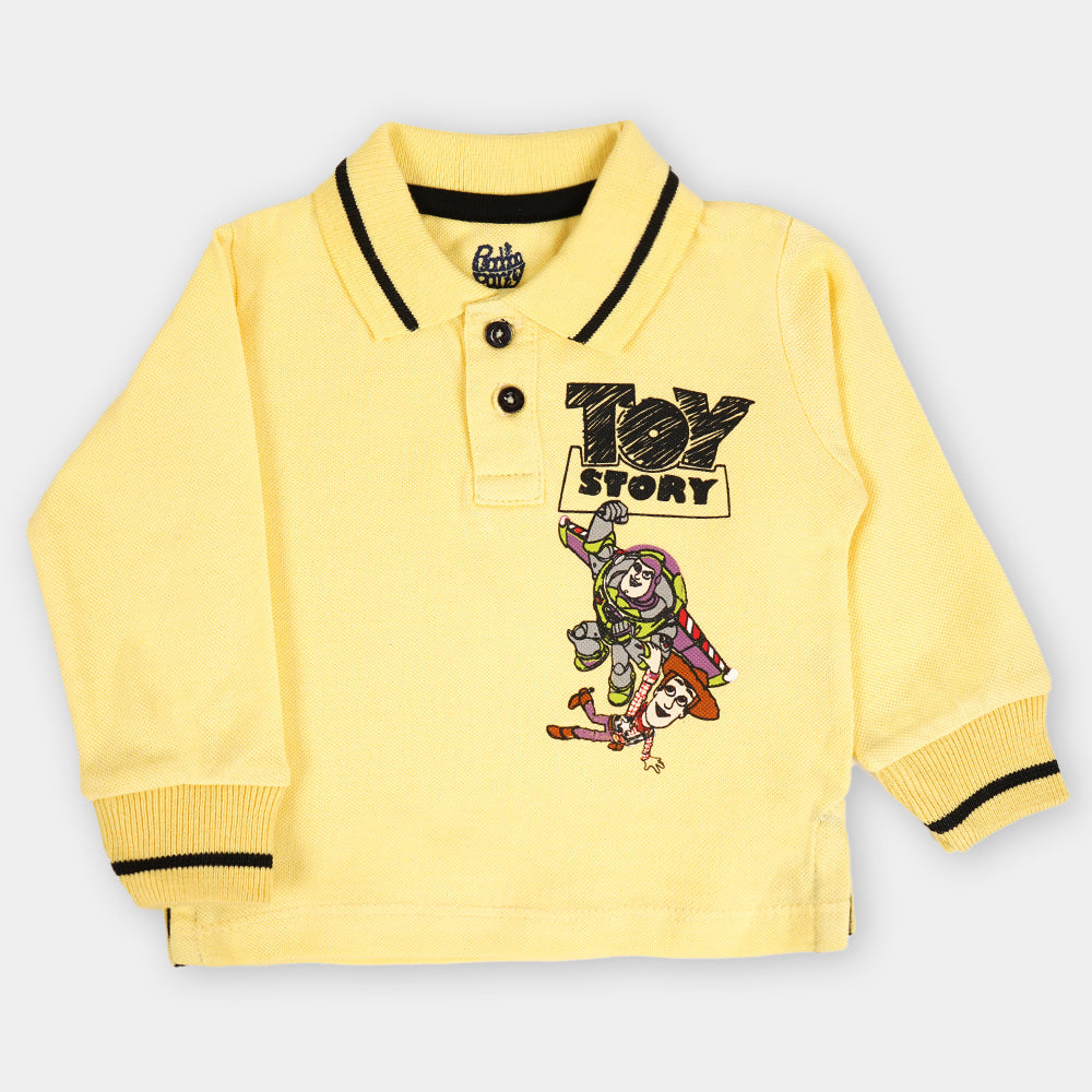 Infant Boys Character Polo - Lemon