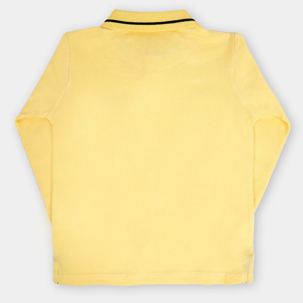 Boys Character Polo - Lemon