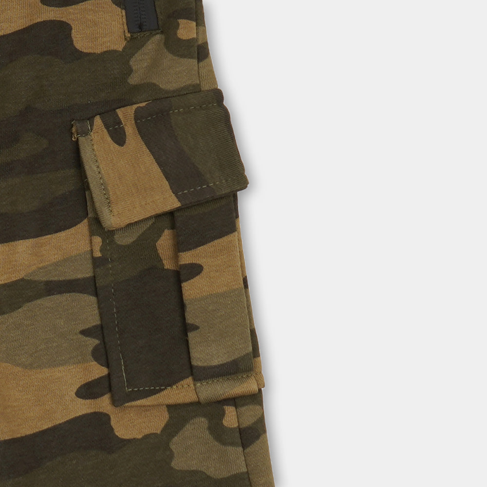 Boys Jersey Pyjama Camo - Green