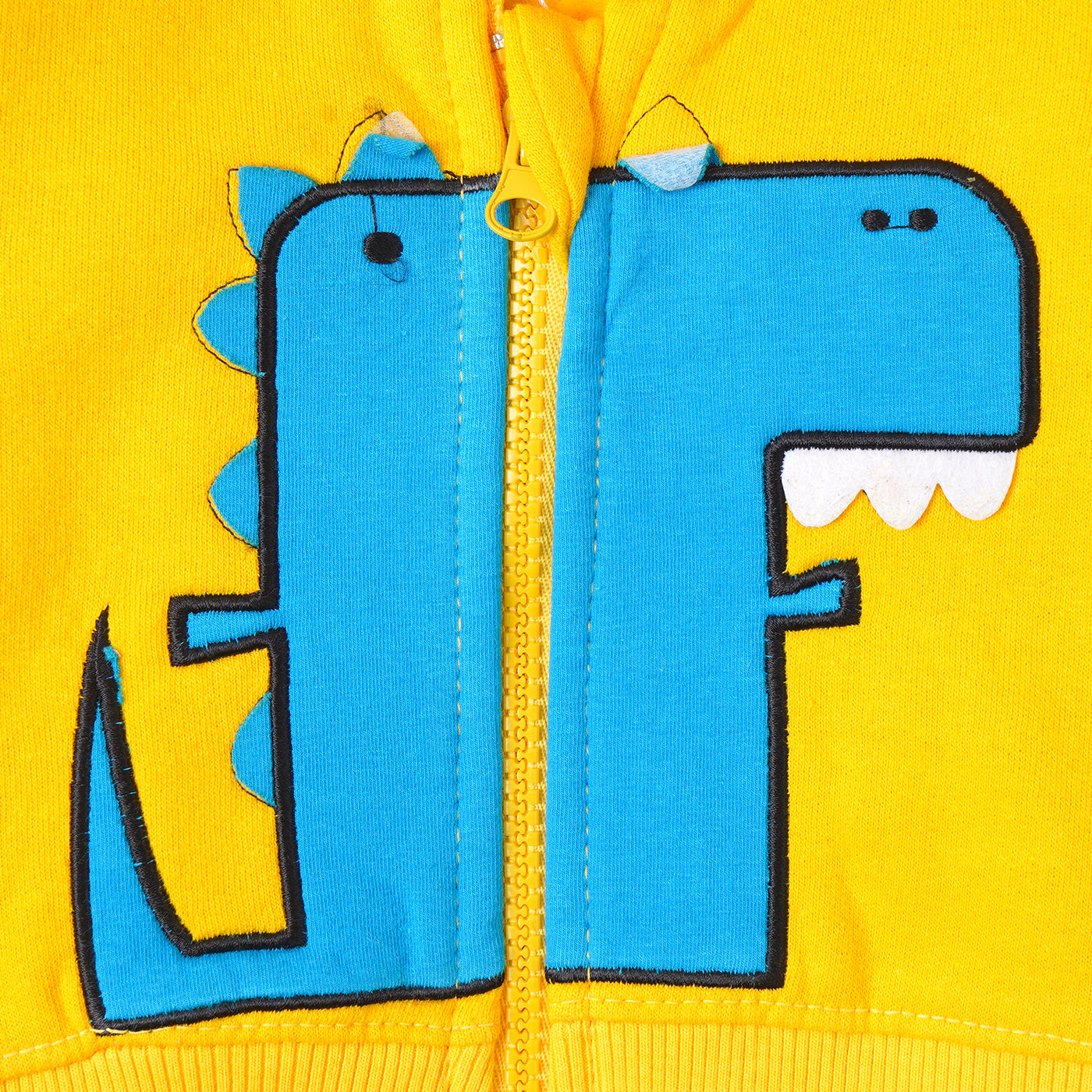 Infant Boys Knitted Jacket Dino - Yellow