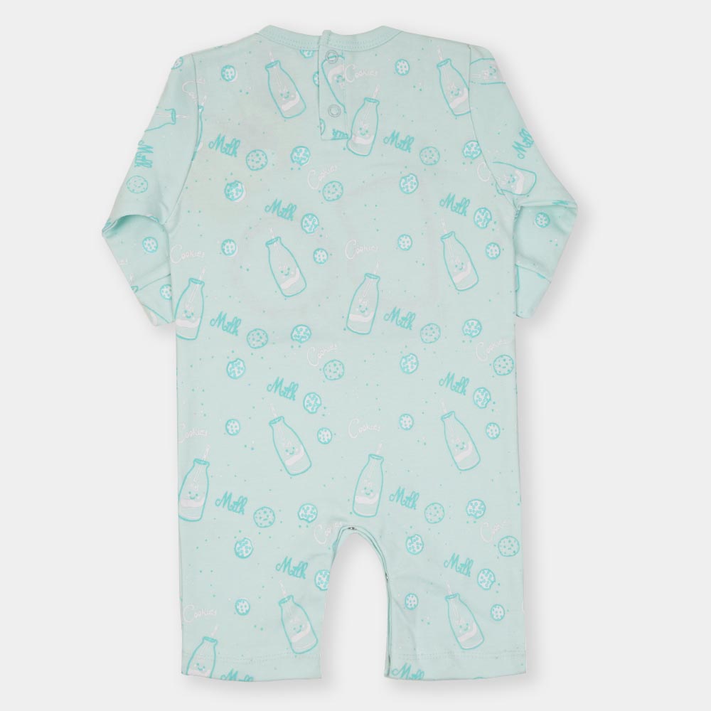 Infant Boys Knitted Romper Friend Chip Goals - Ice Castle