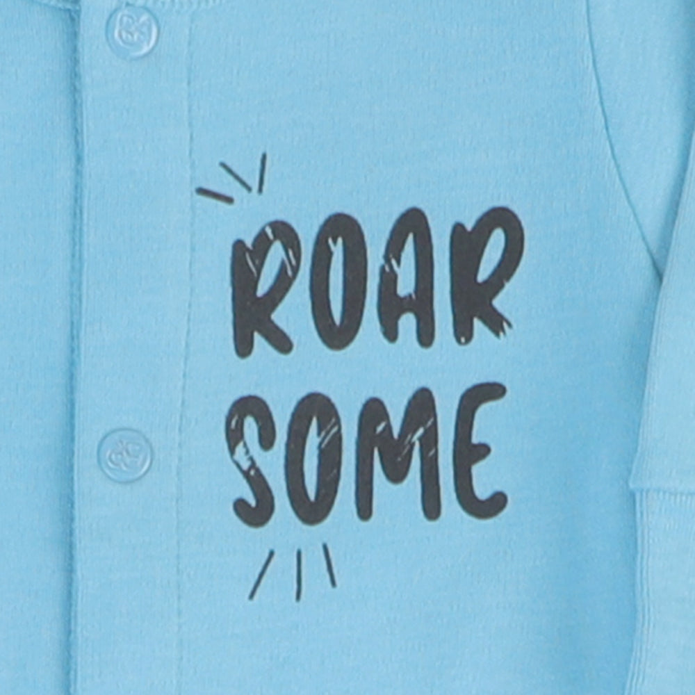 Infant Boys Knitted Romper Roar Some