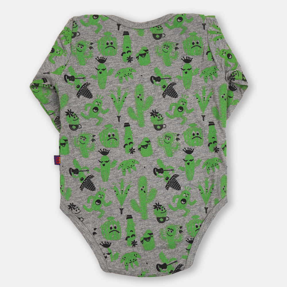 Infant Basic Romper Cactus - GREY