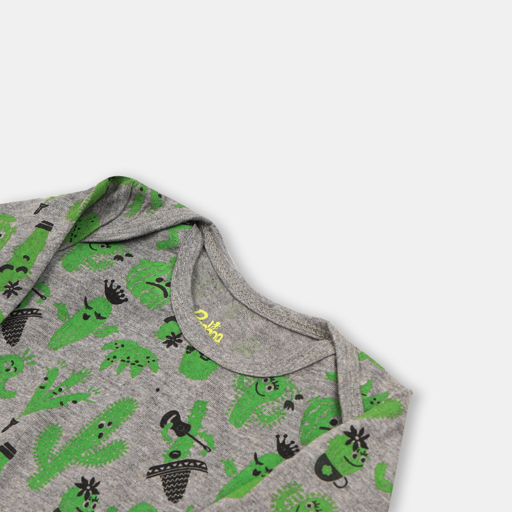 Infant Basic Romper Cactus - GREY