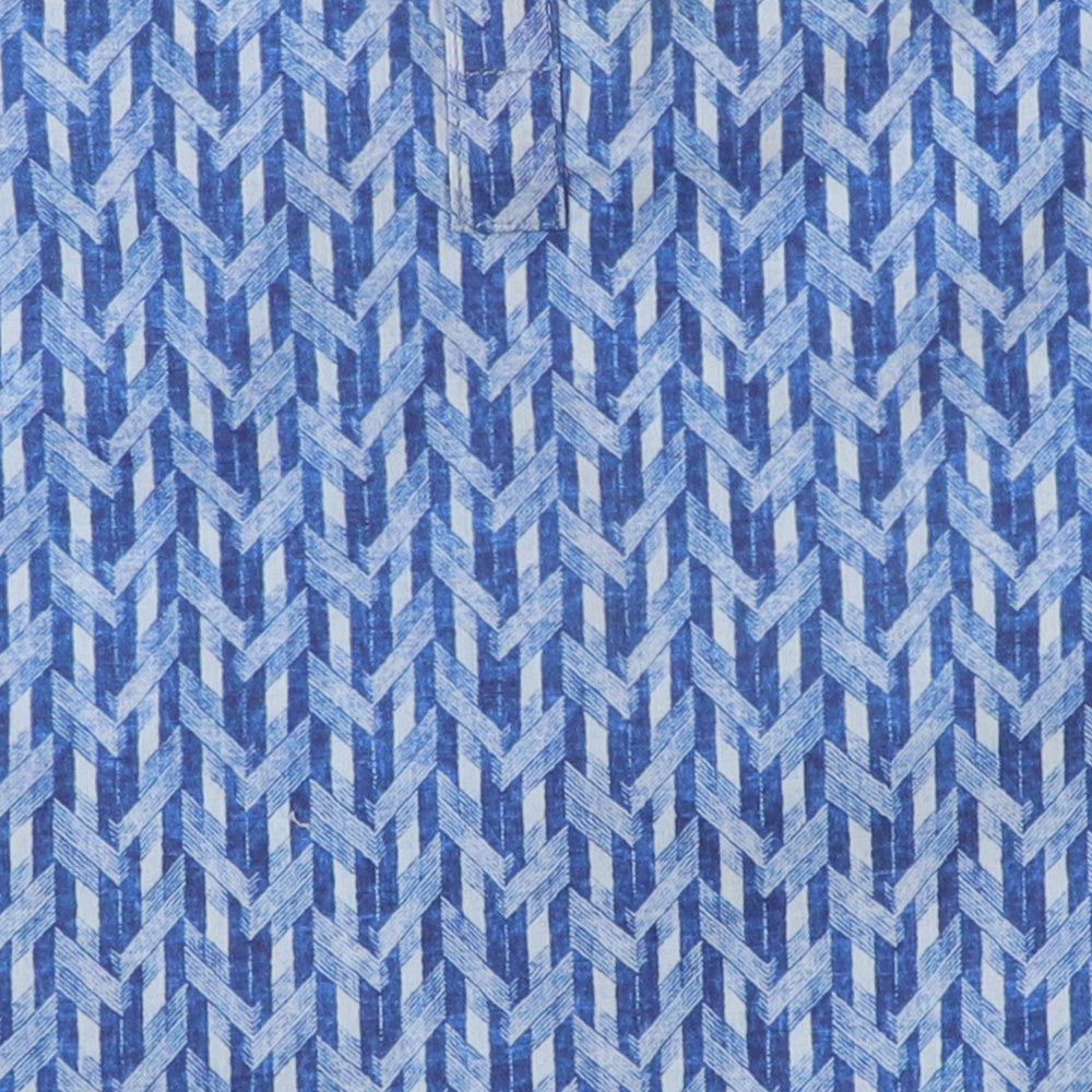 Infant Boys Digital Print Kurta Deep Sea - Blue