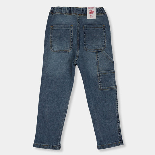 Boys Pant Denim Street Style-Ice Blue