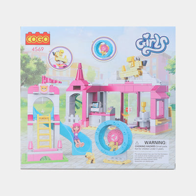 Girls Pets Family Building Block 244PCs Set For kids