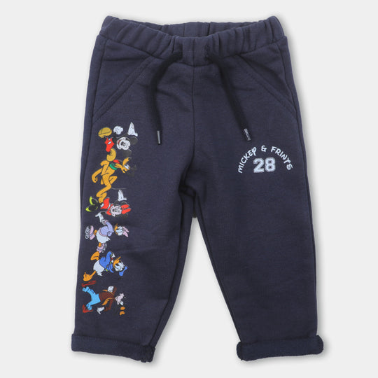 Infant Boys Sleeping Pyjama Friends - Navy Blue