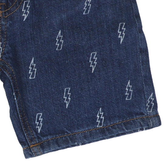 Infant Flash Denim Short For Boys - Navy Blue