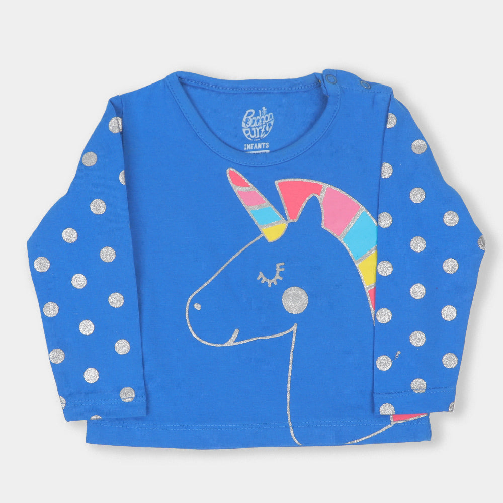 Infant Girls T-Shirt - Blue