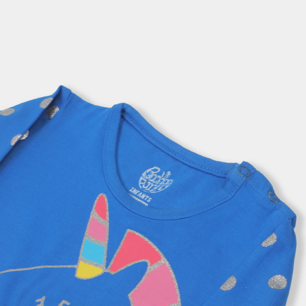 Infant Girls T-Shirt - Blue