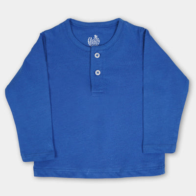 Infant Boys T-Shirt Henley - BLUE BERRY