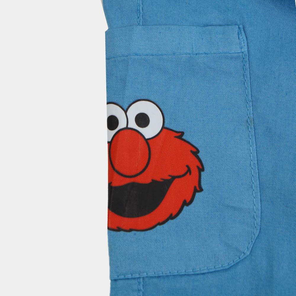Infant Boys Pant Cotton Sesame Street - Blue