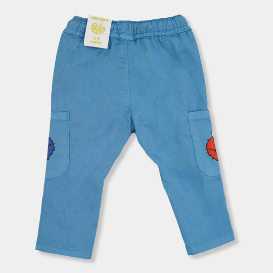Infant Boys Pant Cotton Sesame Street - Blue