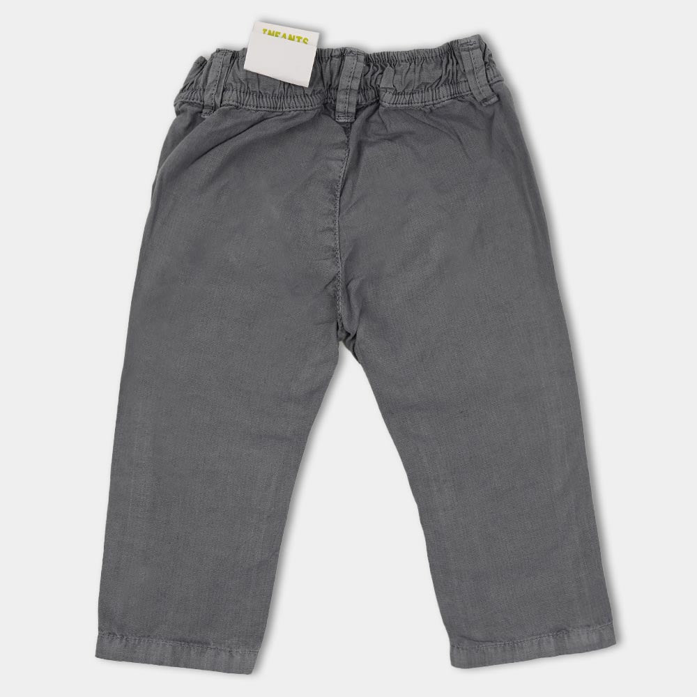 Infant Boys Pant Cotton - Light Gray