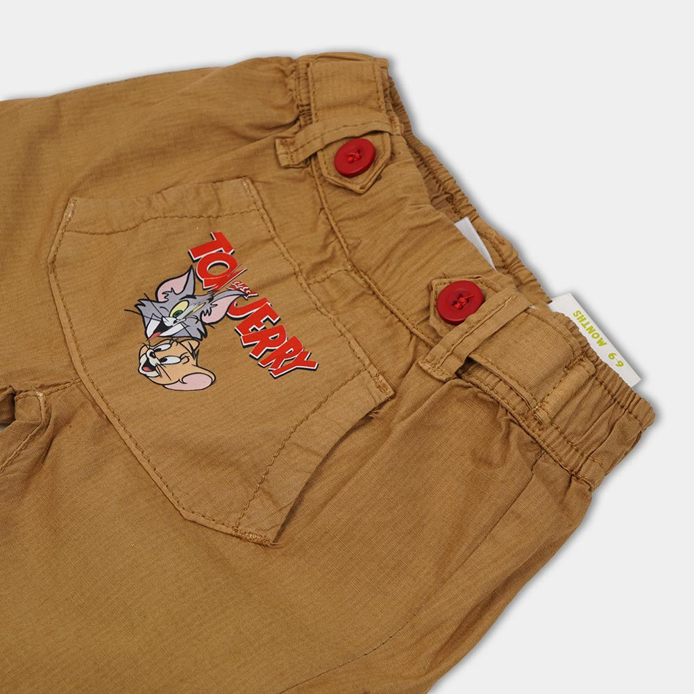 Infant Boys Pant Cotton - Khaki