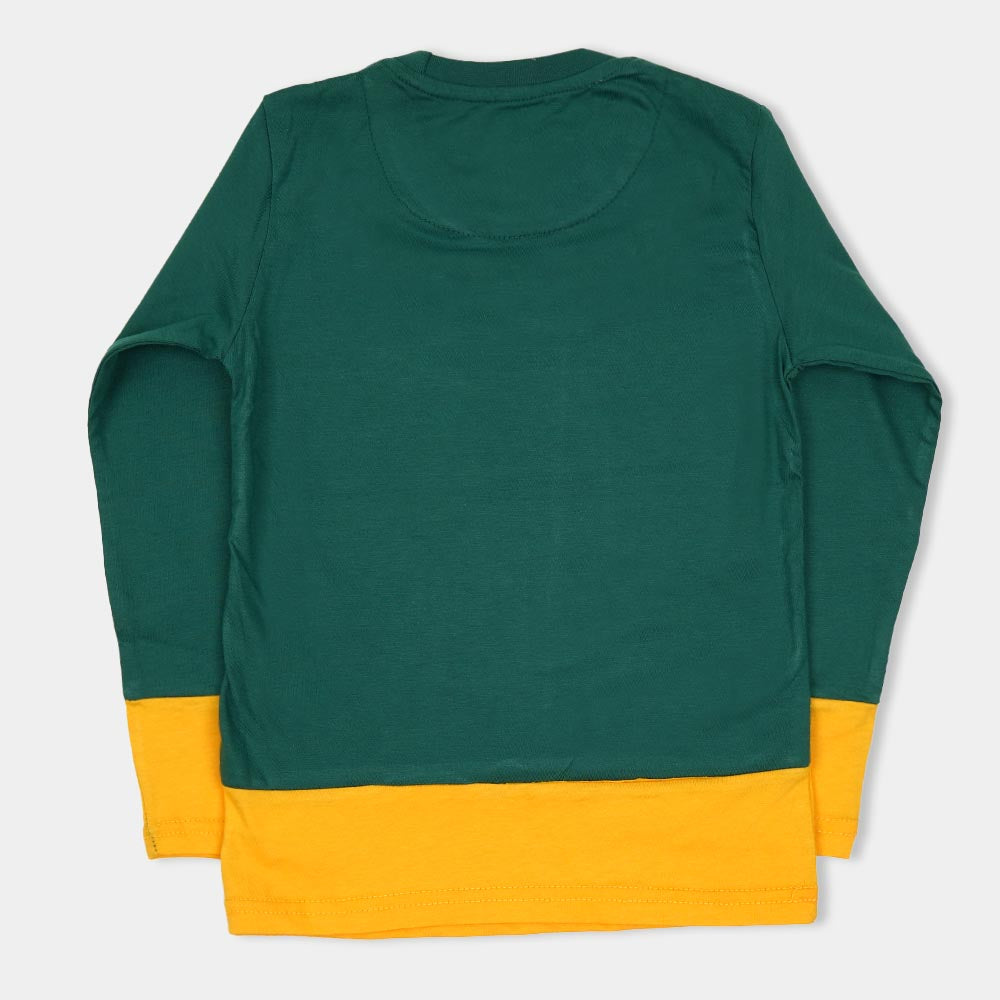 Boys T-Shirt Full Sleeve - Green