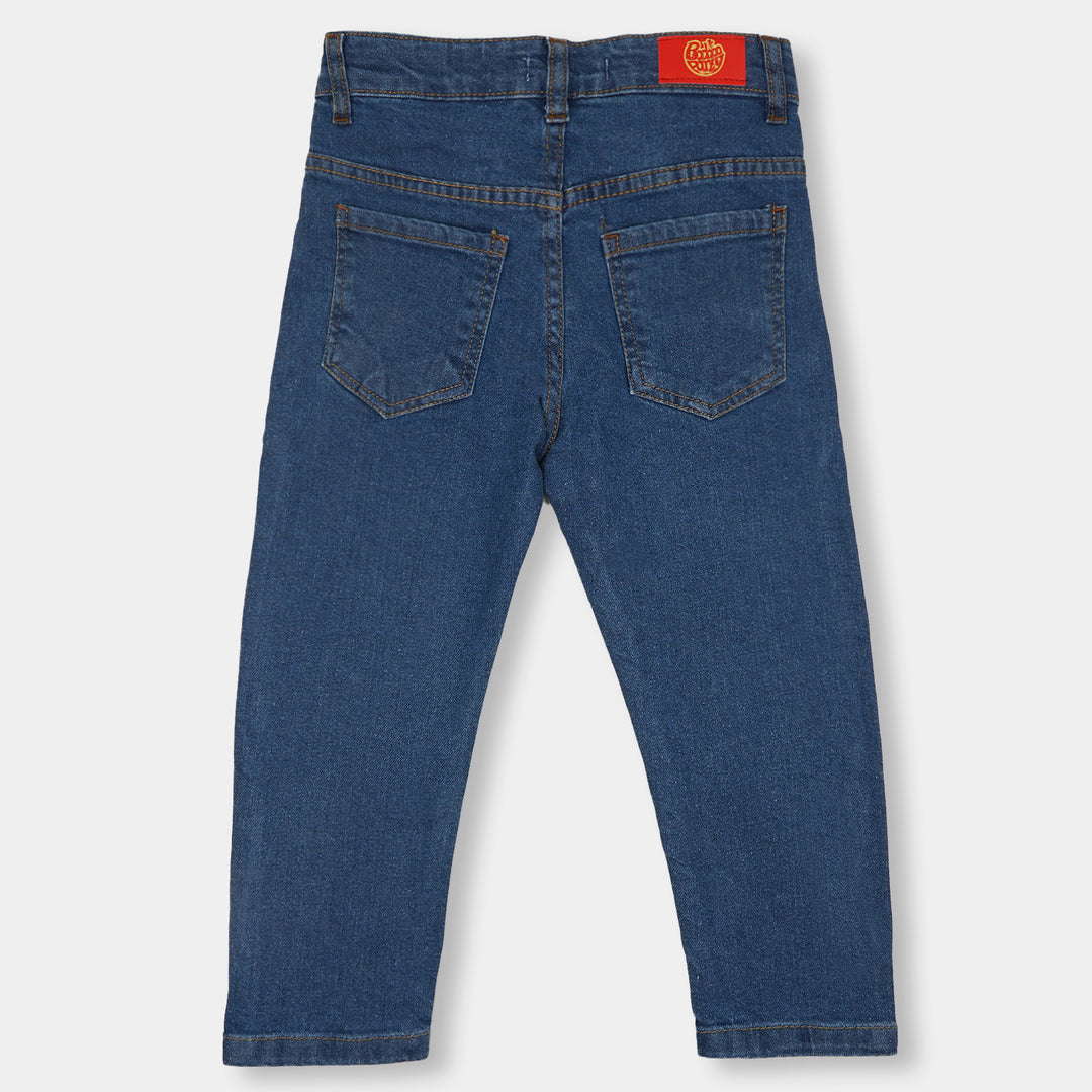 Girls Pant Denim Basic F22 - Mid Blue