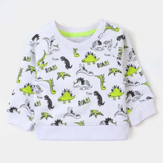 Infant Boys Sweatshirt Dino - Snow White